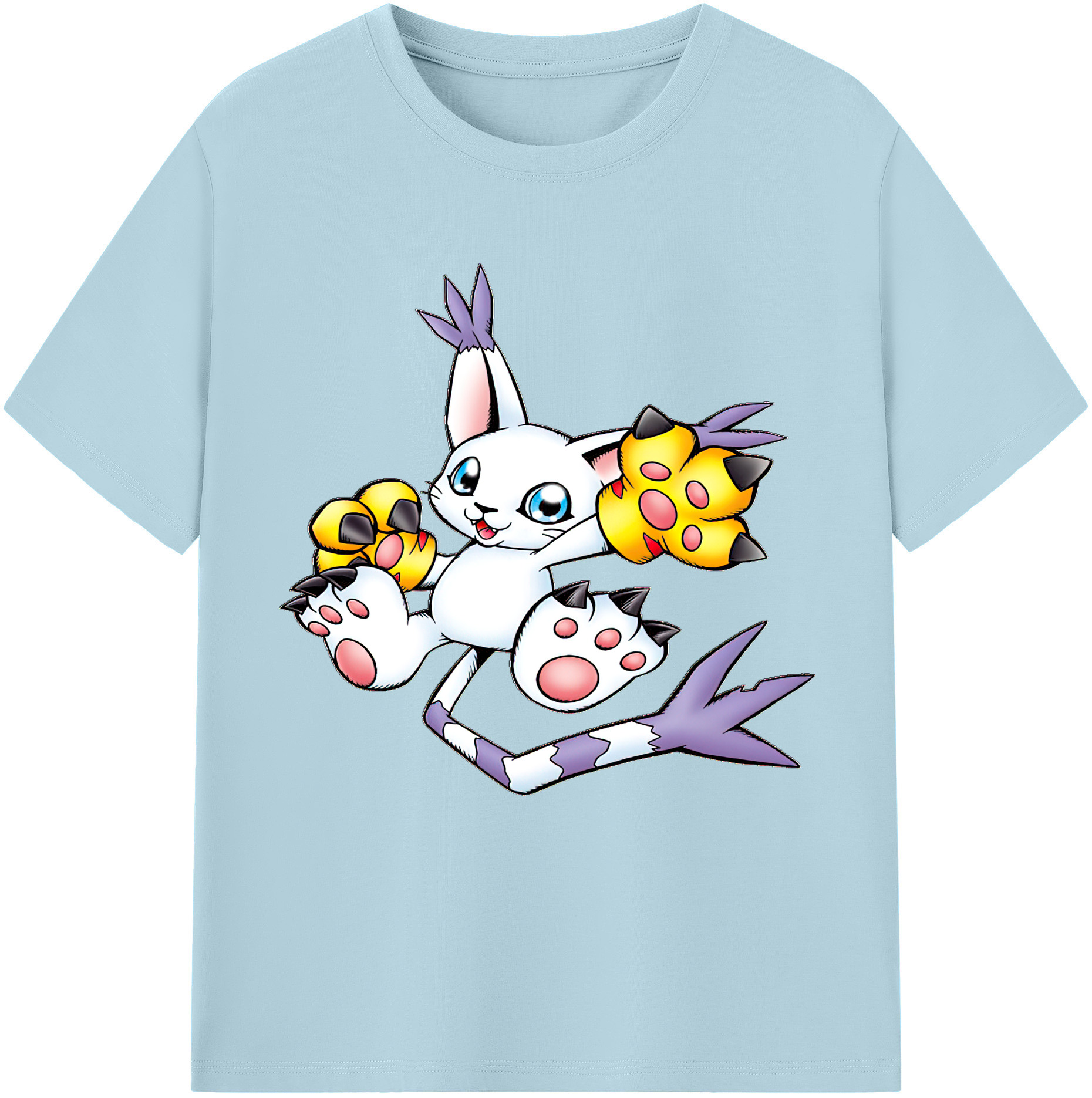 （画像用） Digimon デジタルモンスター/デジモン 綿100％半袖Tシャツ（フロントプリント）